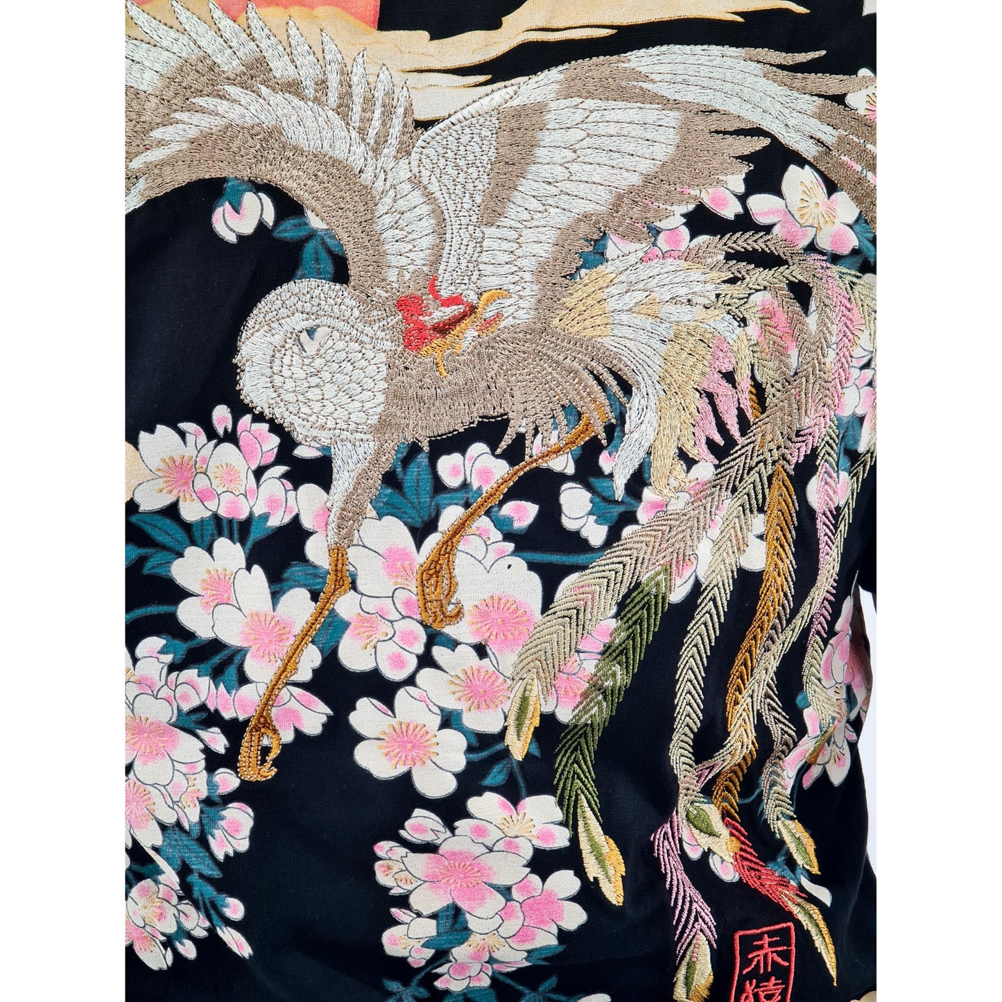 Black short sleeve t-shirt - Phoenix