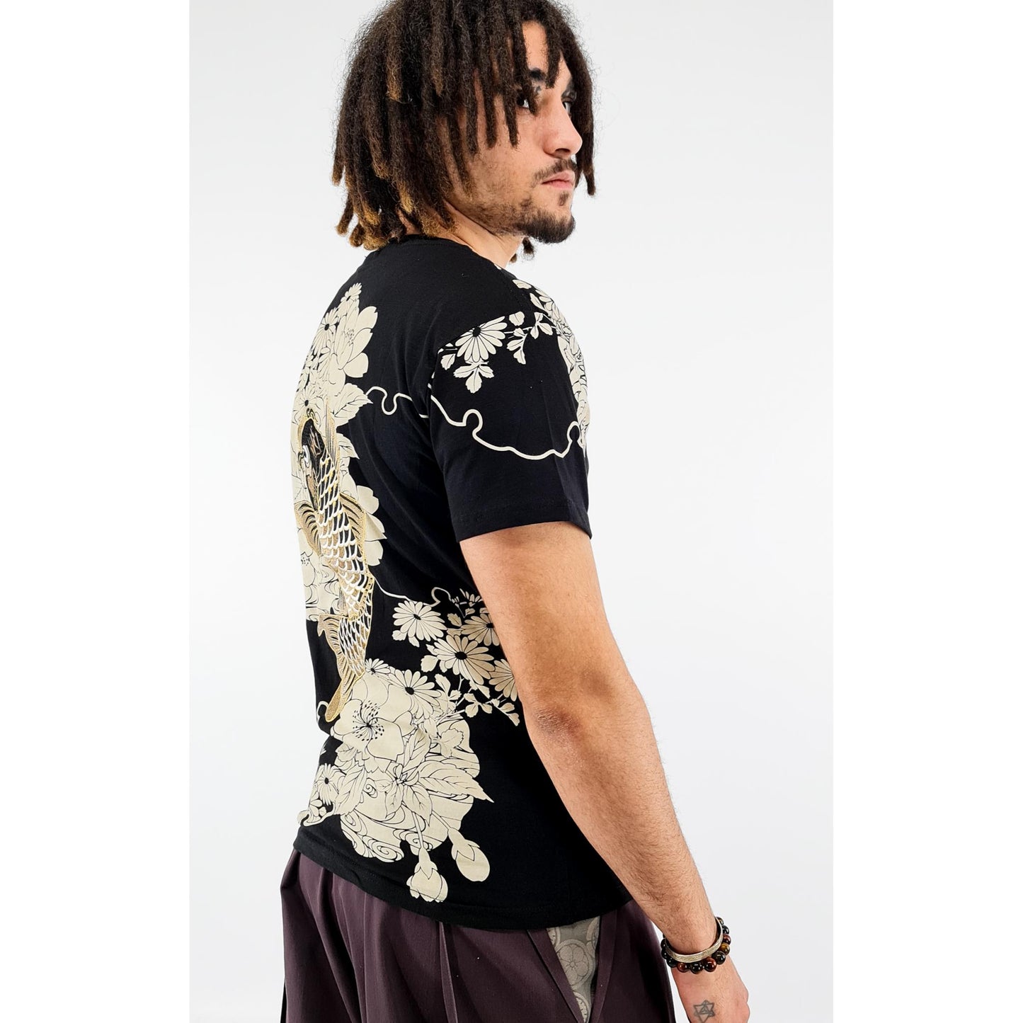 T-shirt à manches courtes noir - Koi