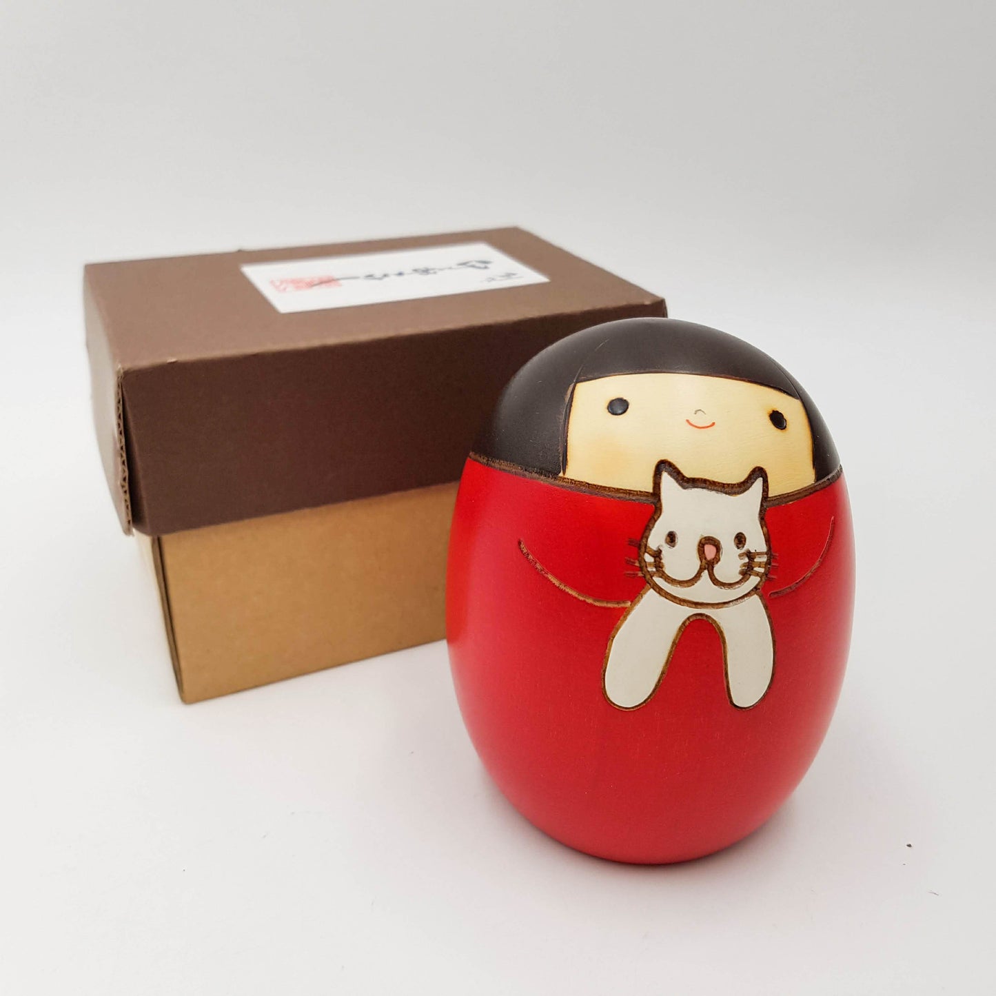 Kokeshi figurine - Neko no sally