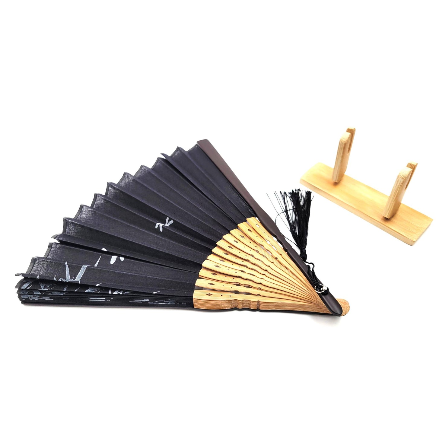 Luxury Fan – Japanese Art Dragonfly Pattern