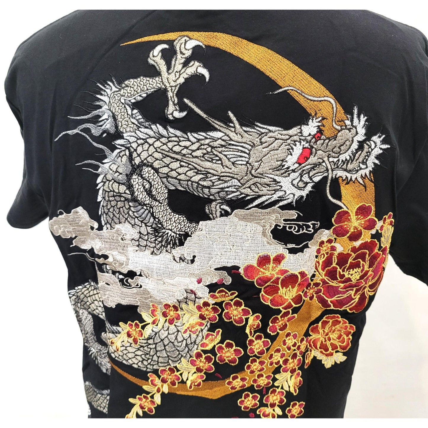 T-shirt à manches courtes NOIR - LUNE DRAGON