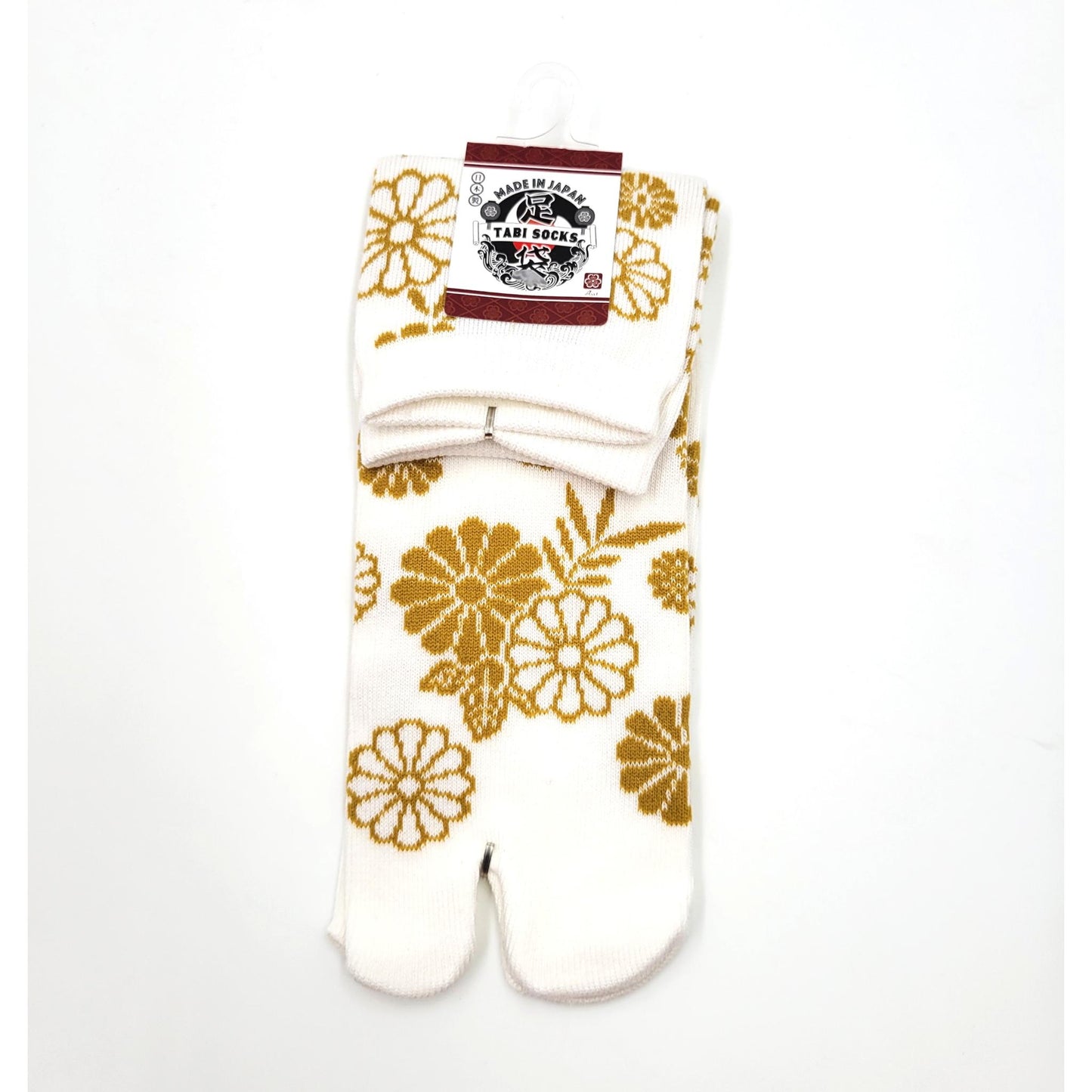 Chaussettes Japonaises Tabi en coton - KIKU EU 34 au 40