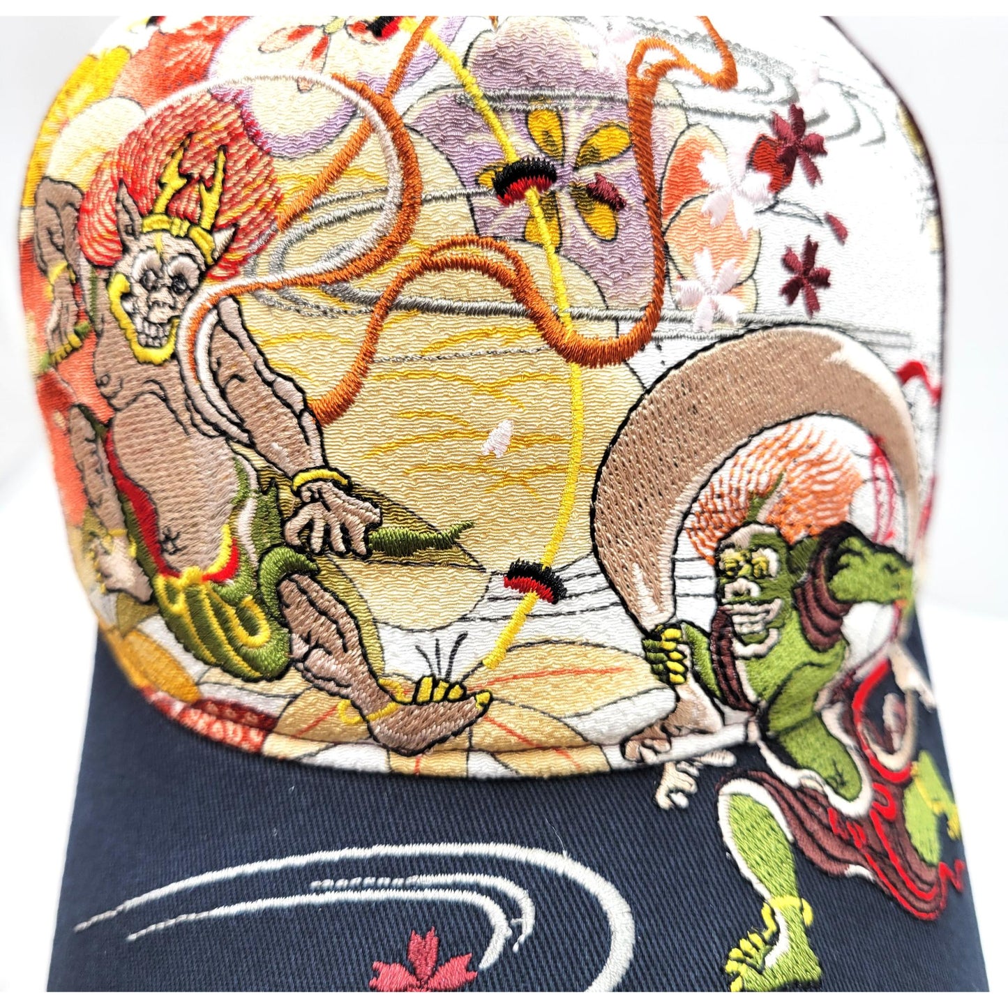 Casquette bordeau noir- Fujin Raijin