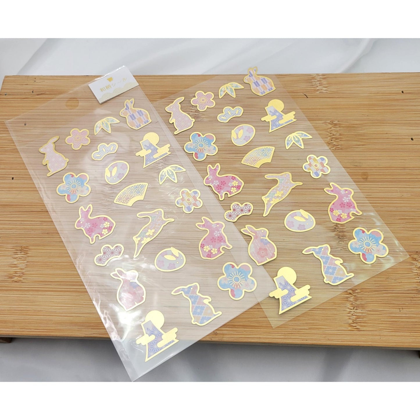 Autocollants japonais – Stickers : Motifs japonais sur papier washi