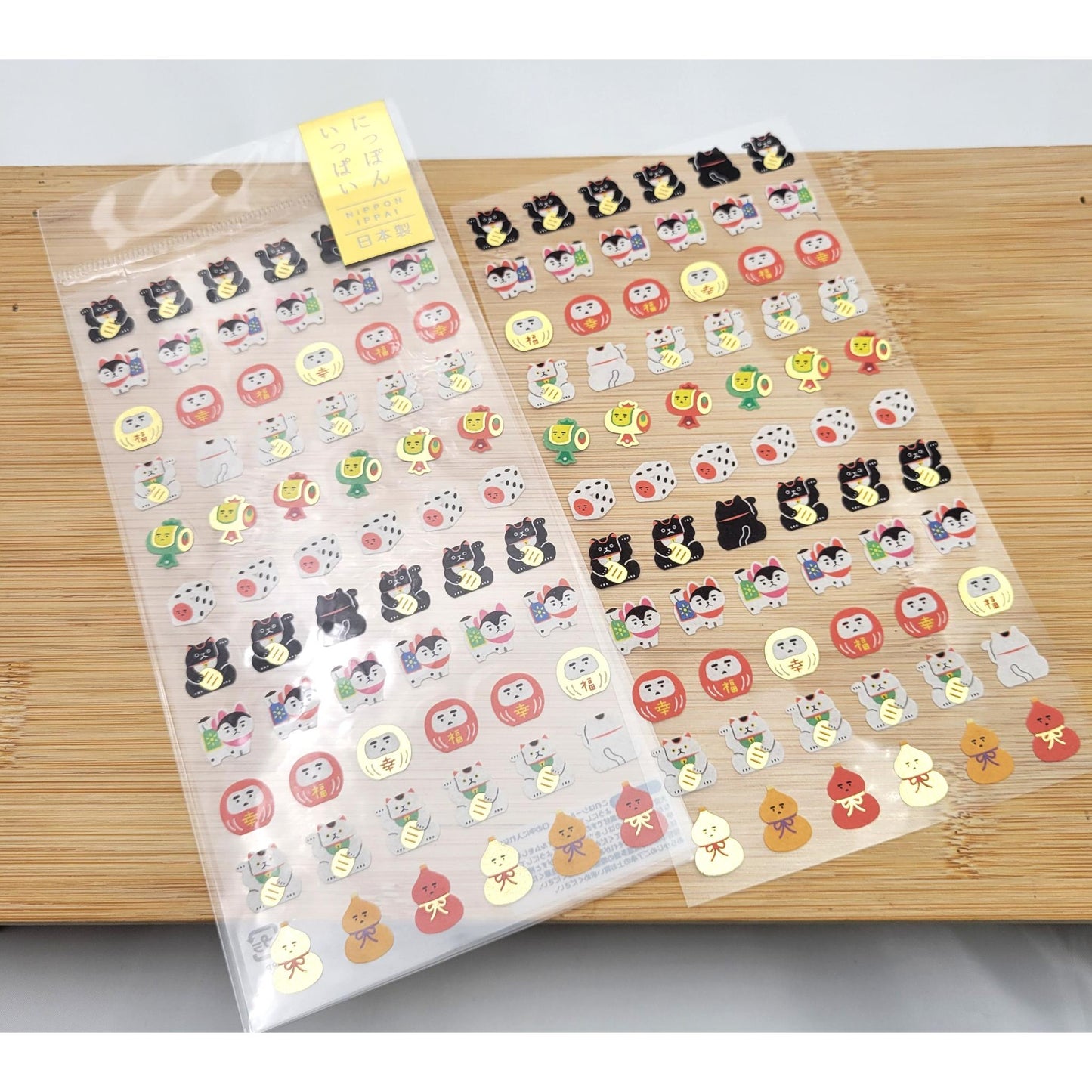Japanese Stickers – Stickers: Mount Fuji, Ninja and Maneki-neko