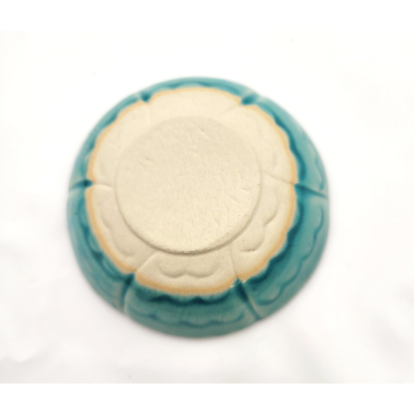 PETIT PLAT TURQUOISE FLEUR