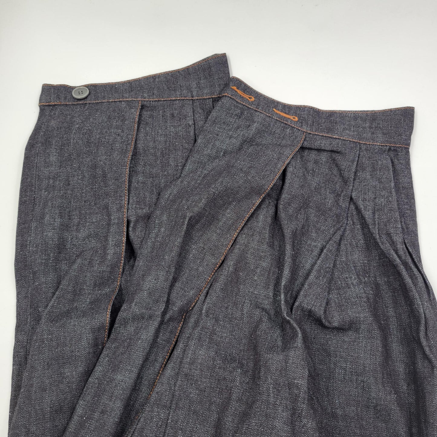 Pantalon Hakama Japonais – Coupe Large et Élégante - Denim