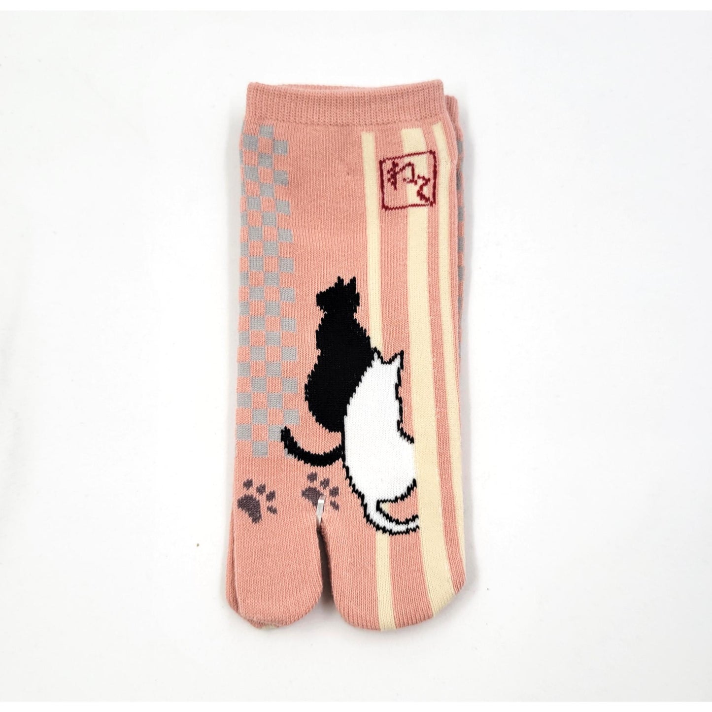Chaussettes Japonaises Tabi en coton -Lapin couple