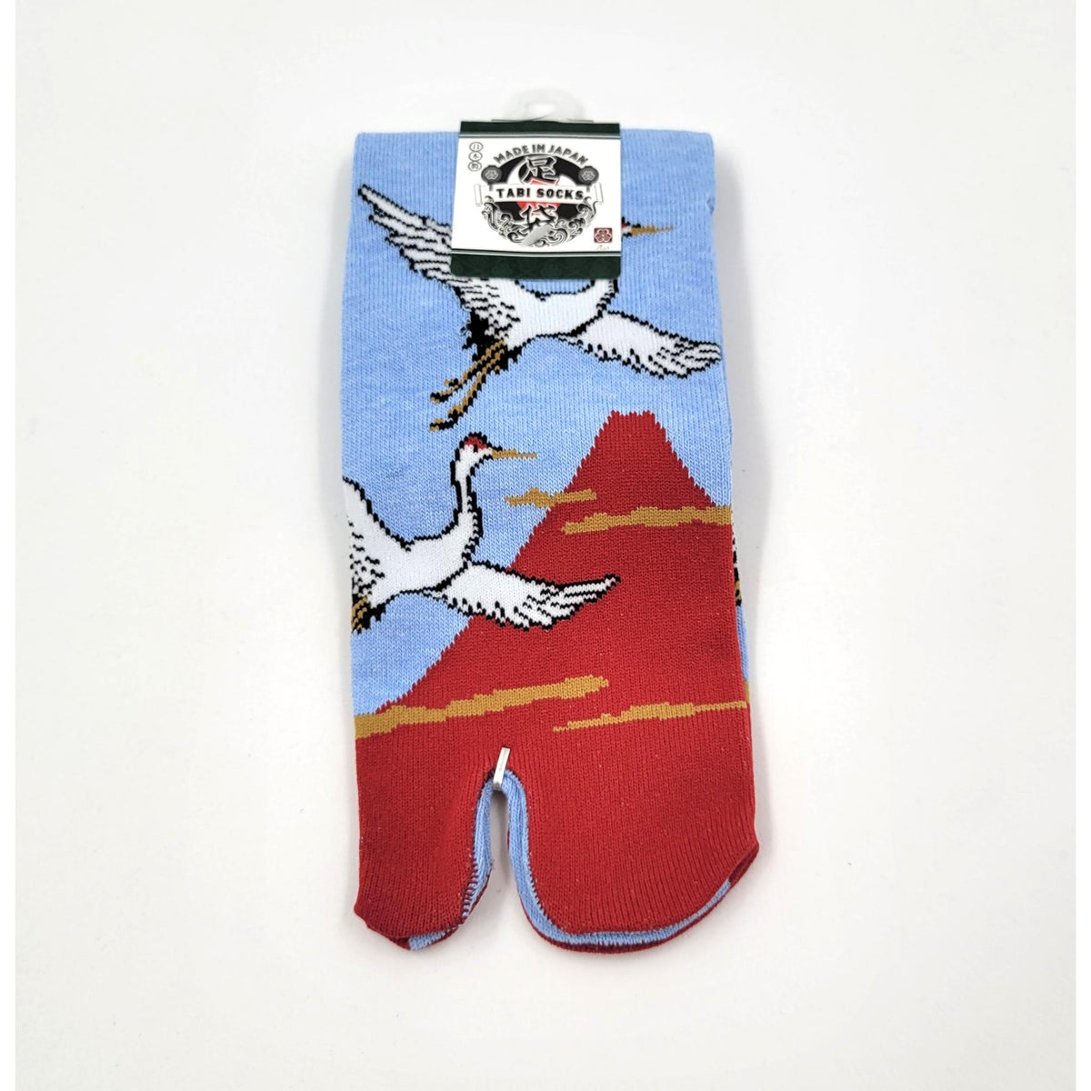 Chaussettes Japonaises Tabi - Motif Grue Taille EU40-45