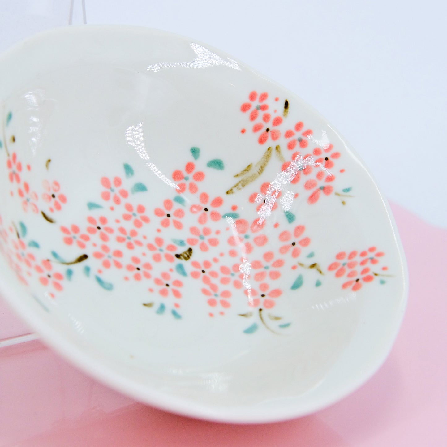 Plat Céramique Japonaise - Motifs Sakura - 2 Formats