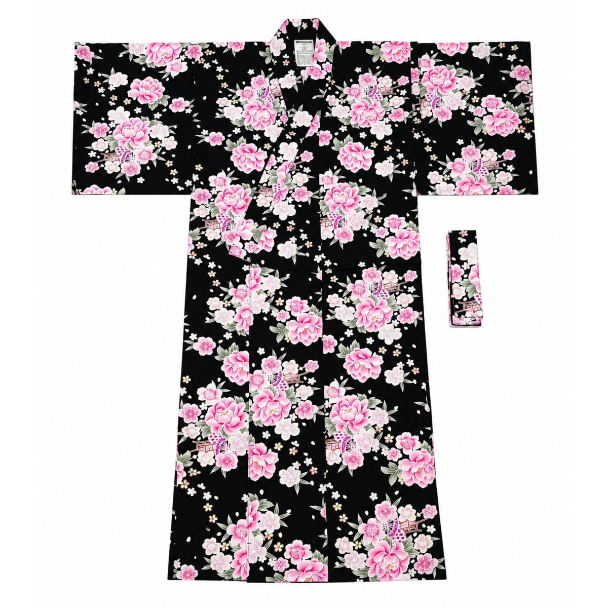 Yukata femme – Kimono japonais 100% coton - Chariot et Fleurs