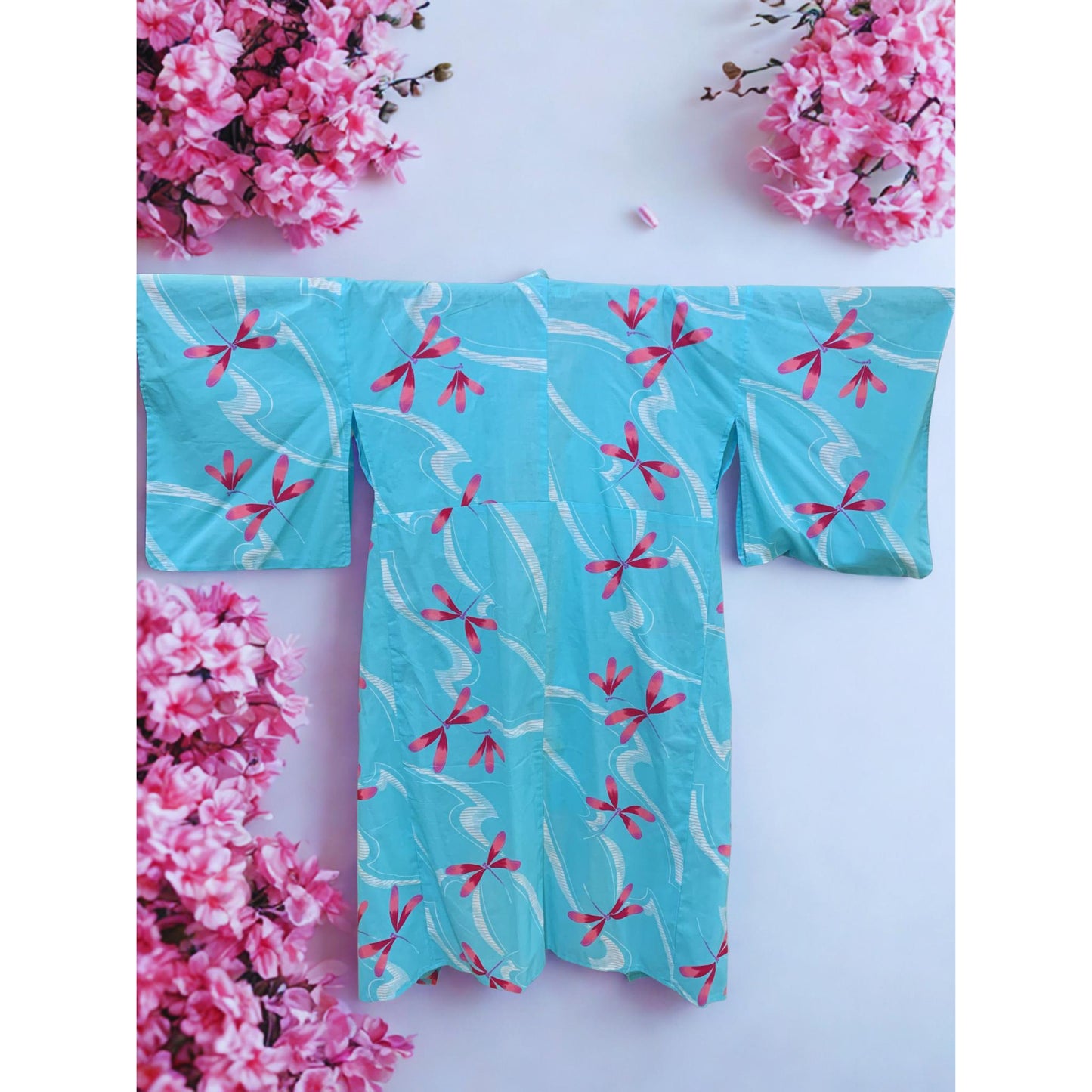 Cotton Yukata – Dragonfly Pattern