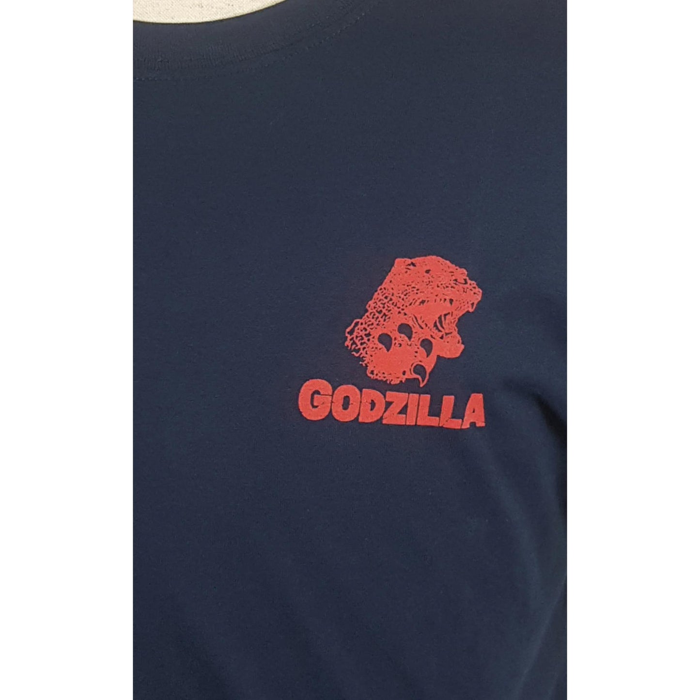 Navy short-sleeved t-shirt - Godzilla