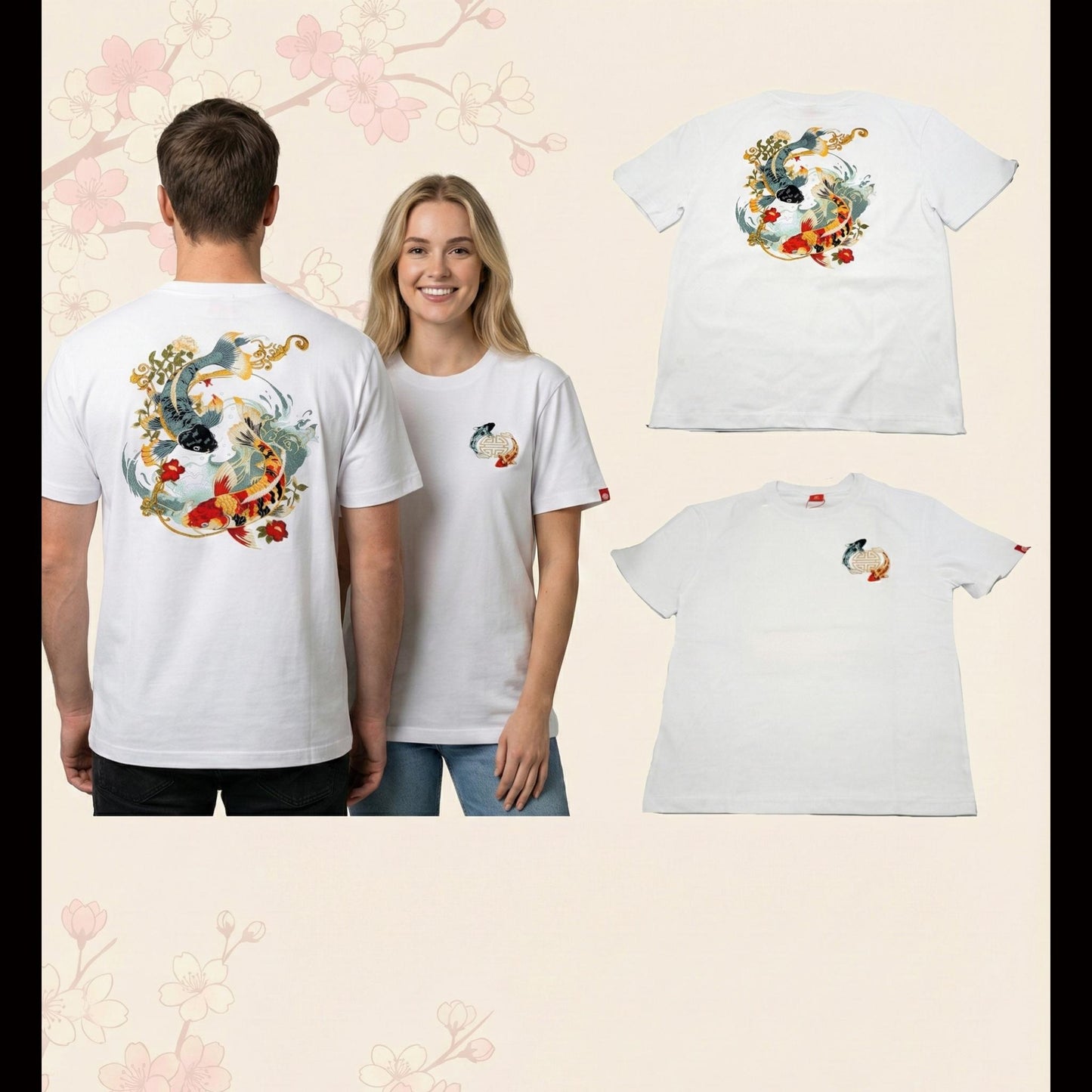 Embroidered T-shirt – Circul Koï