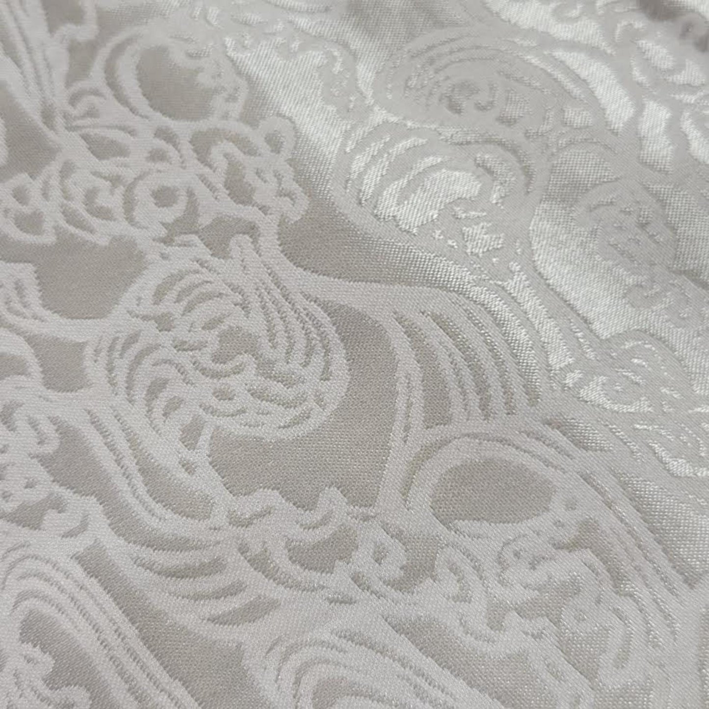 Ceinture réversible Musubi en coton - Fleur de prunier - Marine Blanc