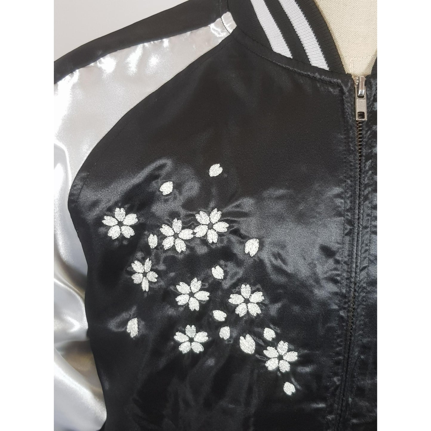 Sukajan Koi and Dragon - Navy