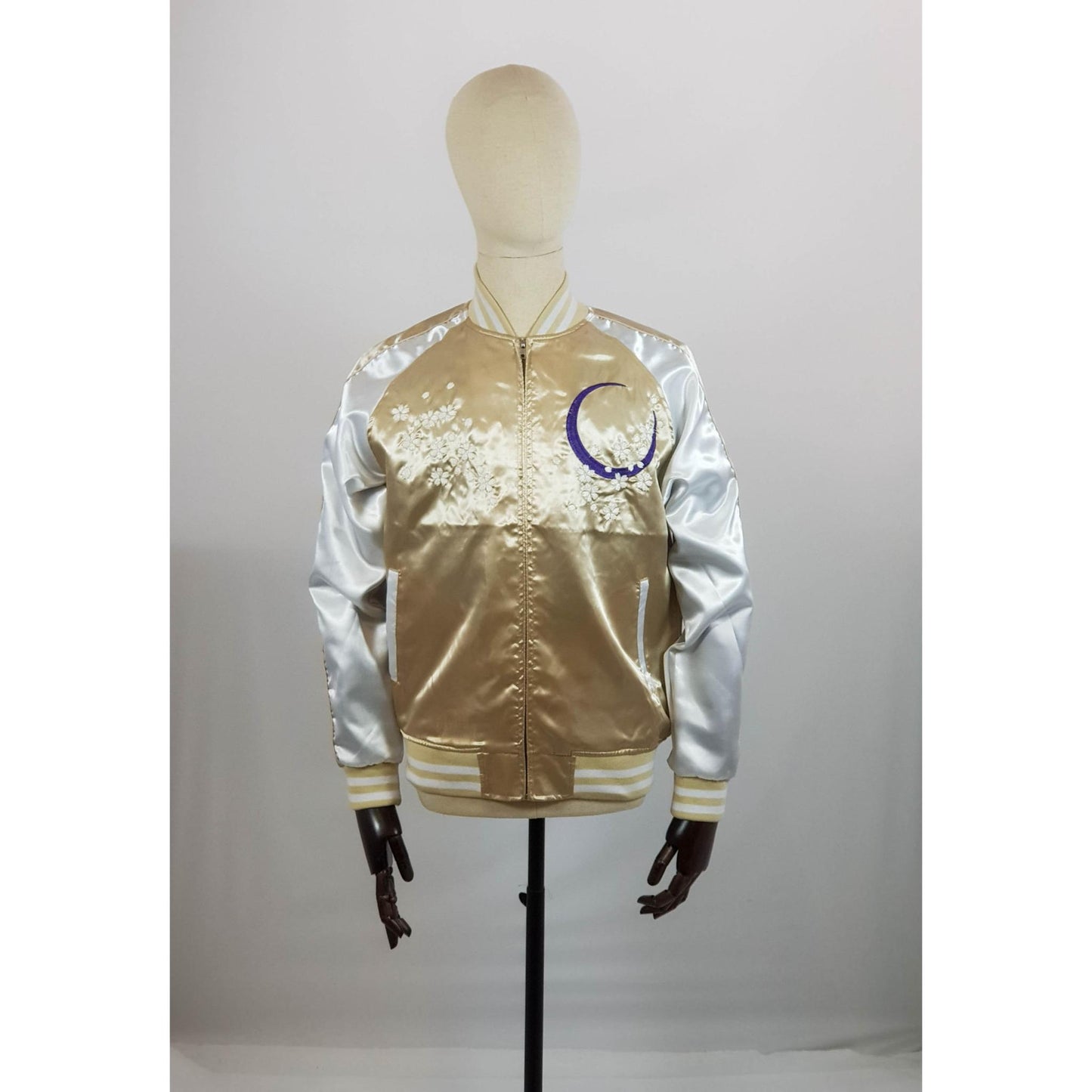 Sukajan Koi and Dragon - Navy