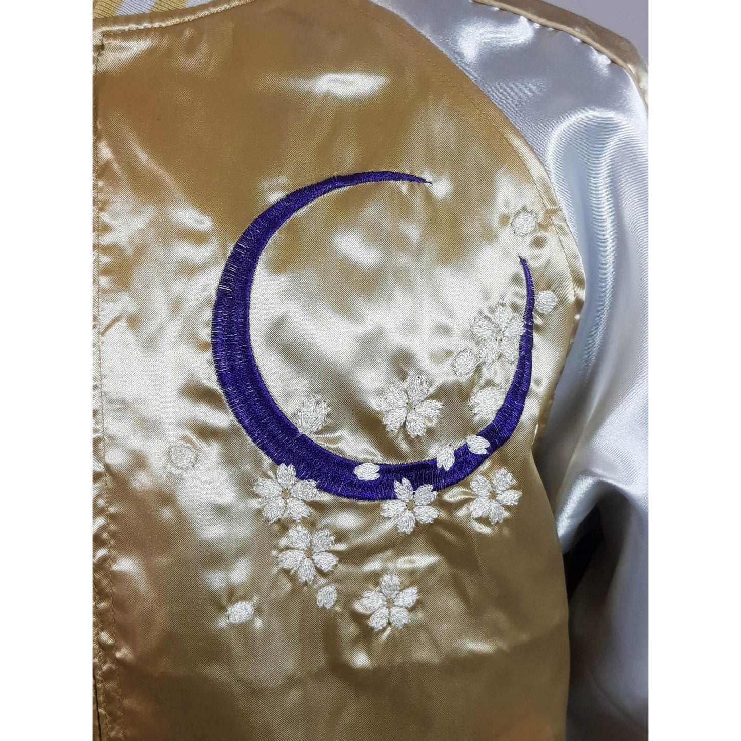 Sukajan Koi and Dragon - Navy