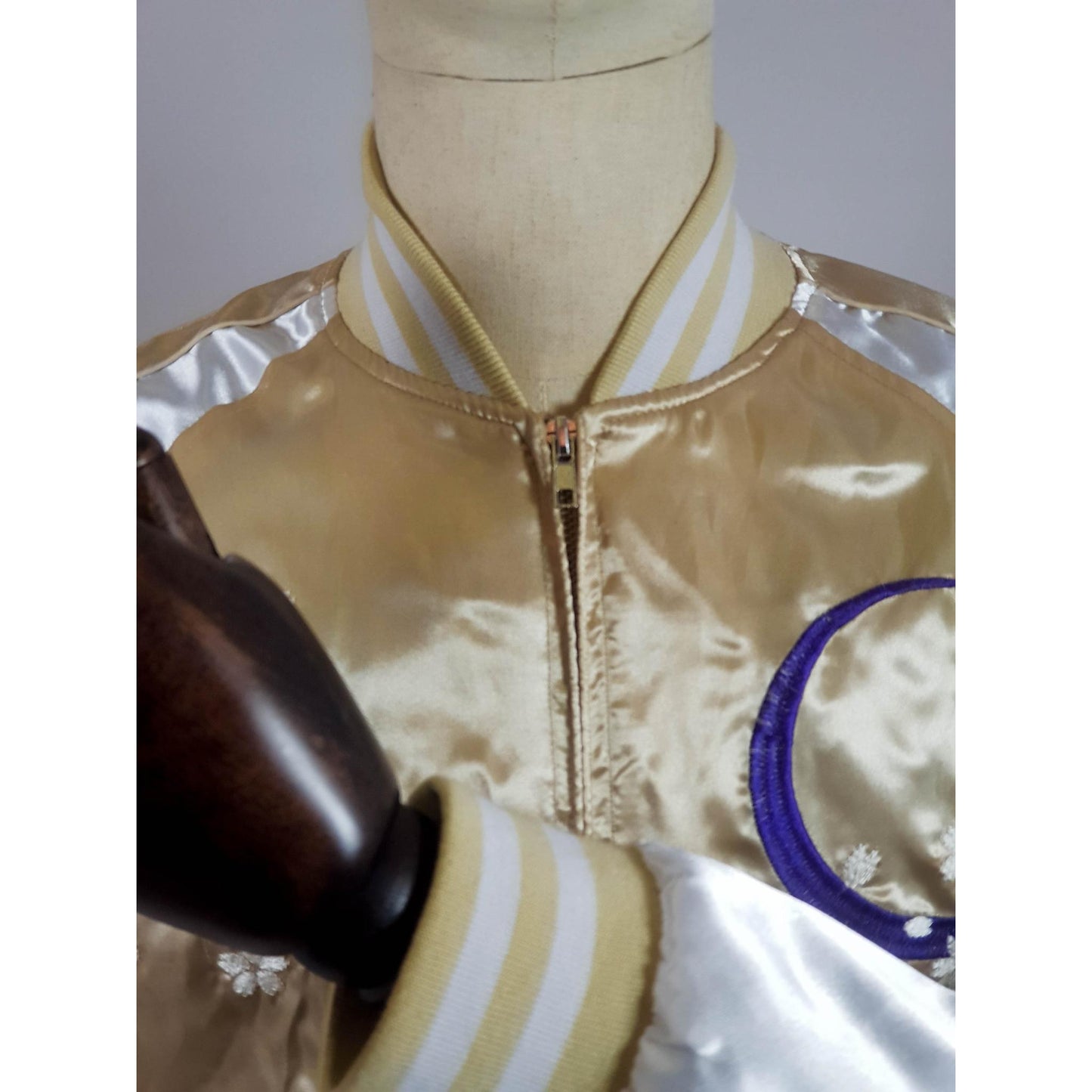 Sukajan Koi and Dragon - Navy