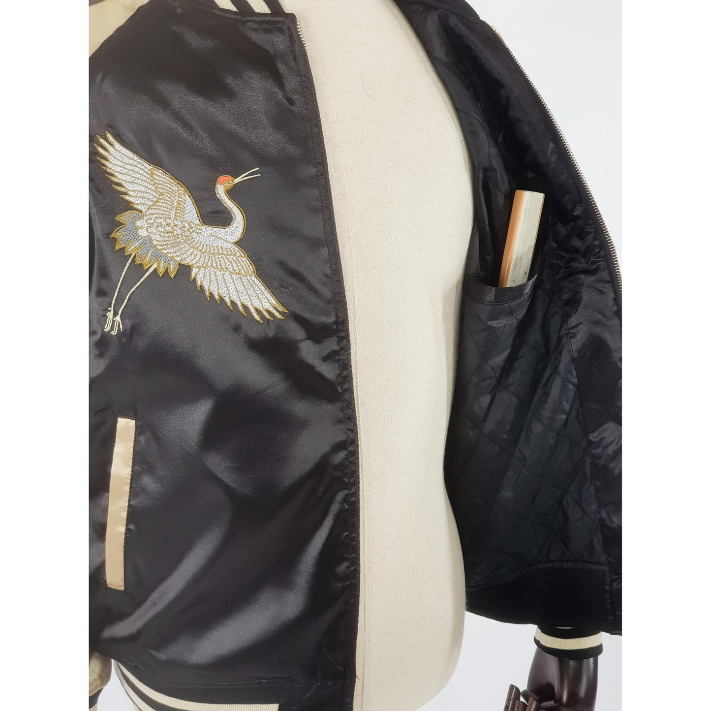 Sukajan Raijin Fujin - Black