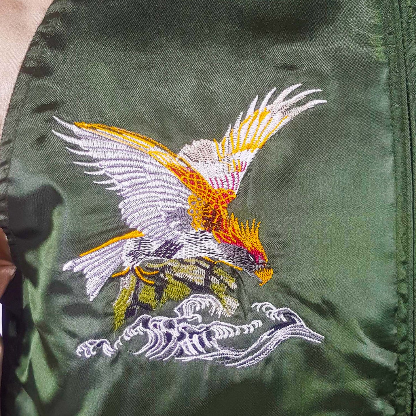 Bomber Sukajan aigle vert