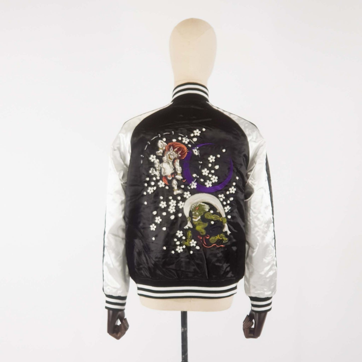 Sukajan Koi and Dragon - Navy