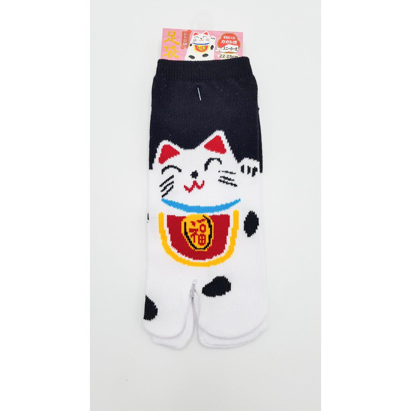 Chaussettes Japonaises Tabi en coton - Manekineko