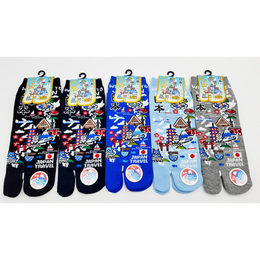 Chaussettes Japonaises Tabi en coton - Voyage au japon