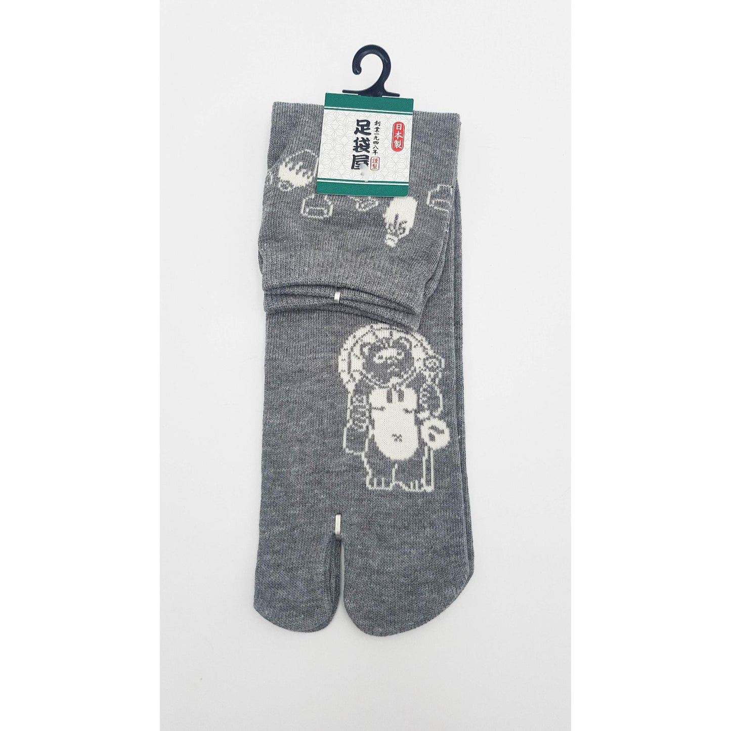 Chaussettes Japonaises Tabi en coton - Tanuki Taille Large