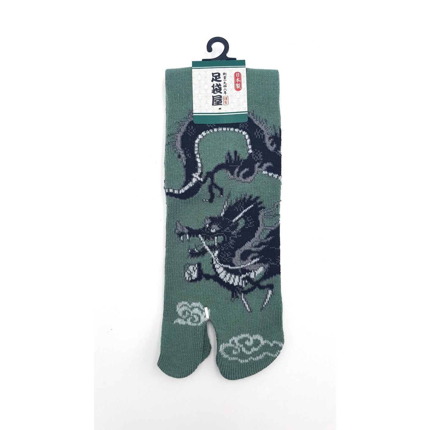 Chaussettes Japonaises Tabi en Coton et Motif Dragon Taille 40-45