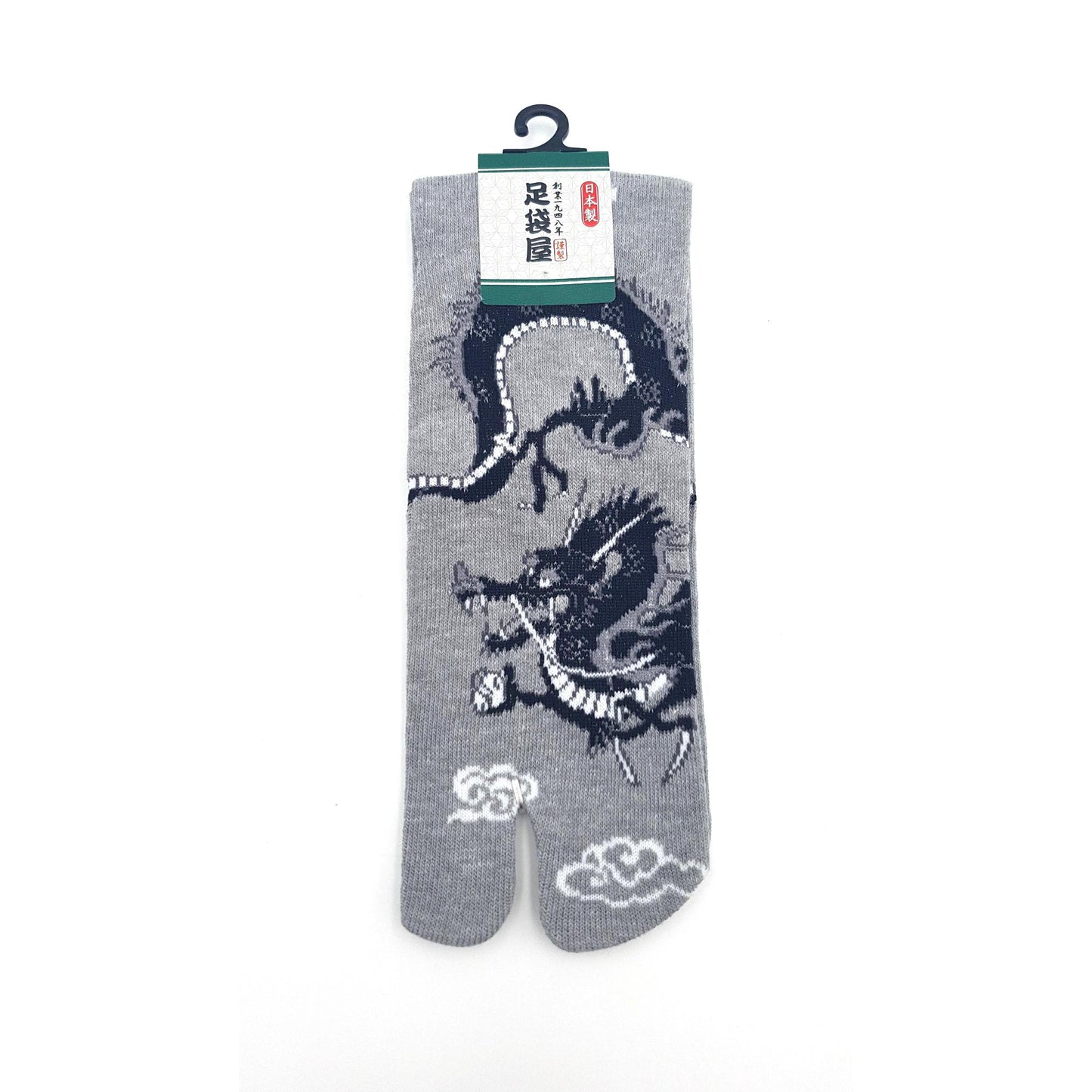 Chaussettes Japonaises Tabi en Coton et Motif Dragon Taille 40-45