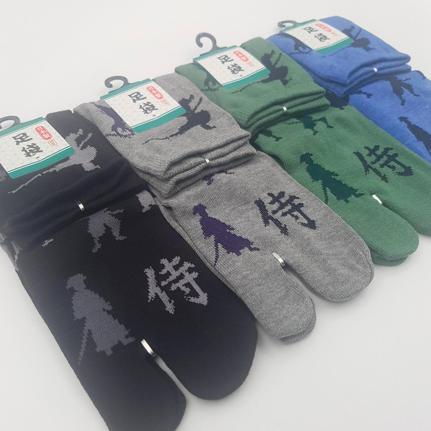 Chaussettes Japonaises Tabi en coton - Samouraï Taille Large