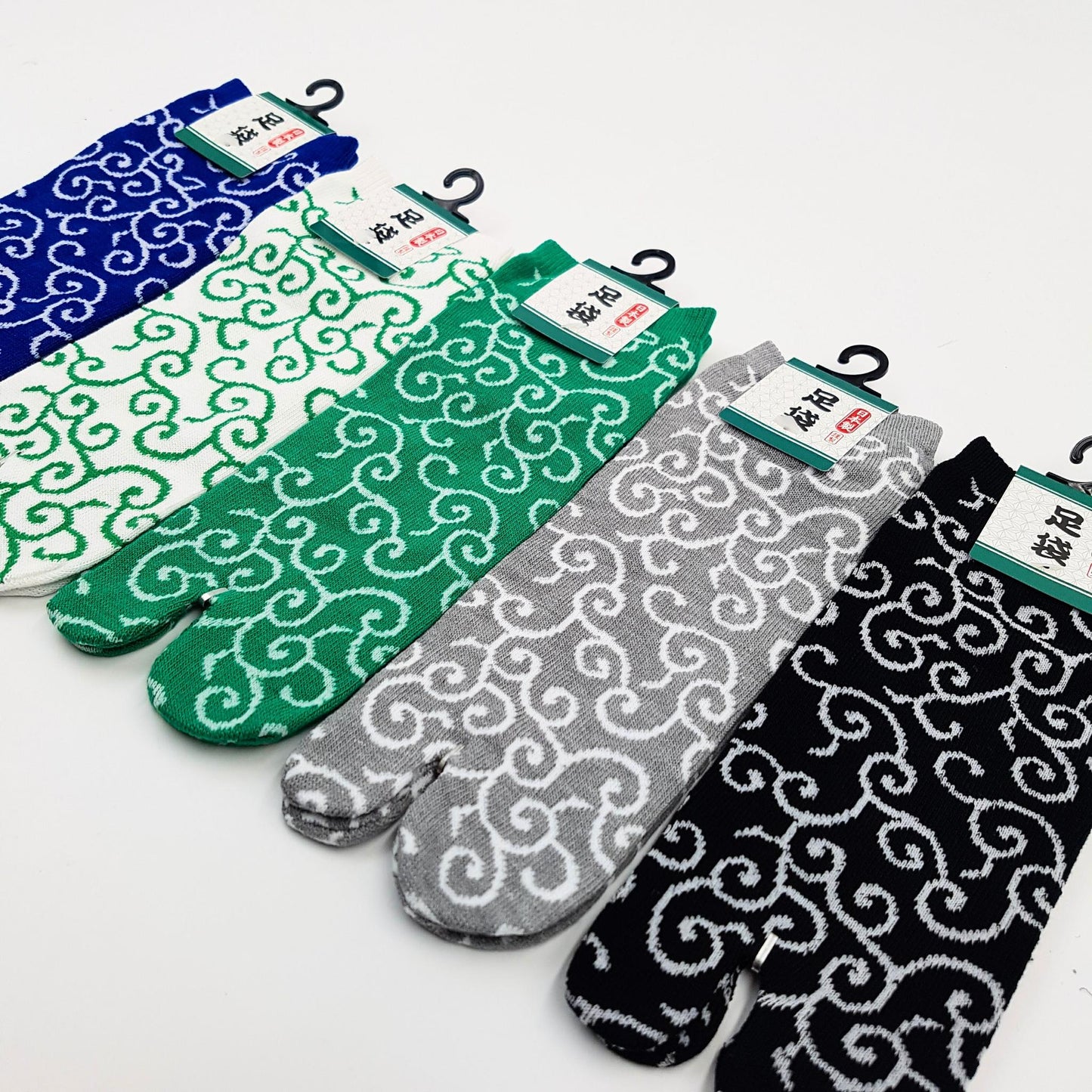 Chaussettes Japonaises Tabi en Coton - Karakusa Taille Large