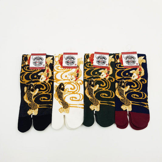 Chaussettes Japonaises Tabi en coton - Koi