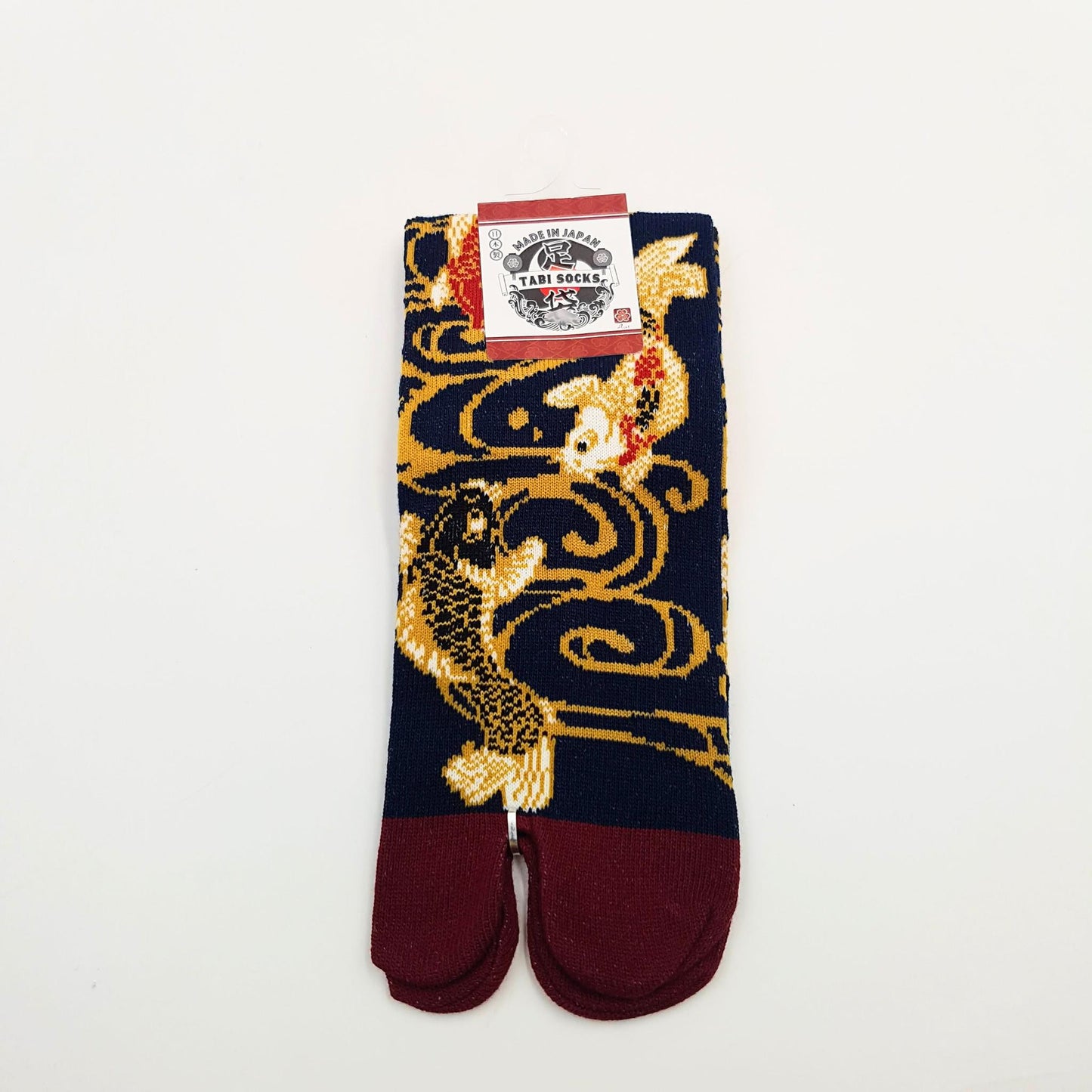 Chaussettes Japonaises Tabi en coton - Koi