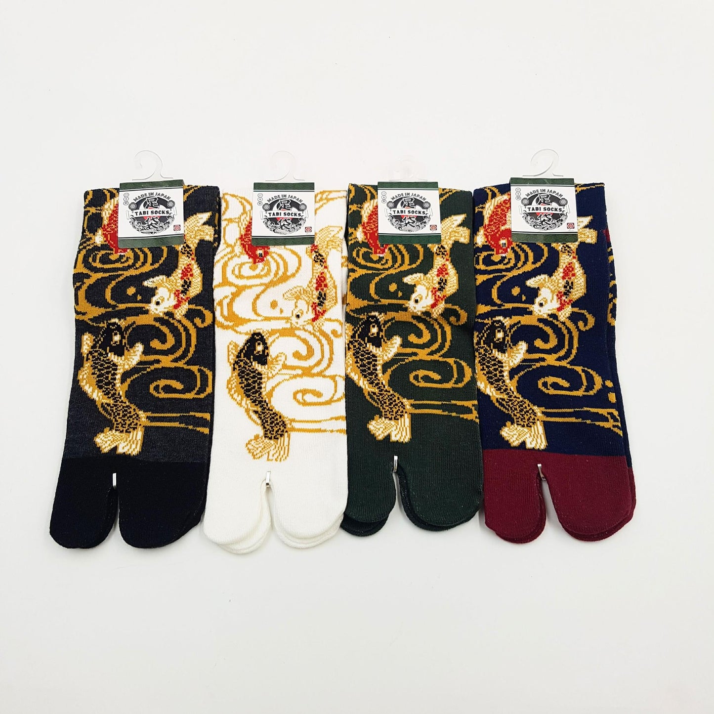 Chaussettes Japonaises Tabi en coton - Koi Taille Large