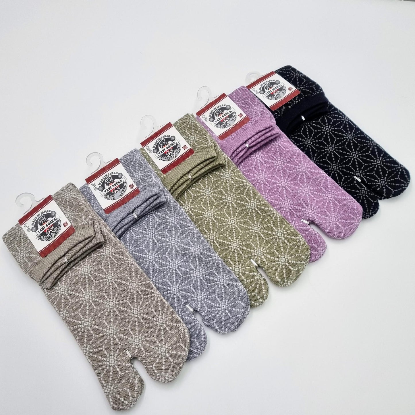 Chaussettes Japonaises Tabi en coton - Asanoha