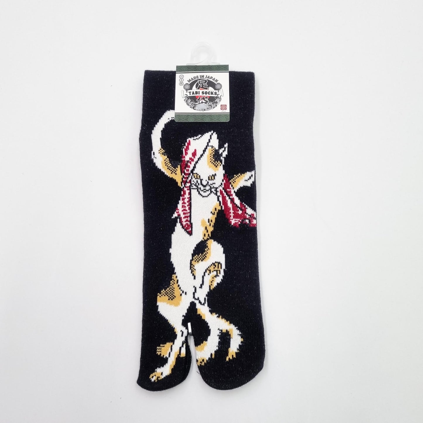 Chaussettes Japonaises Tabi en coton - Chat Dansant Taille Large