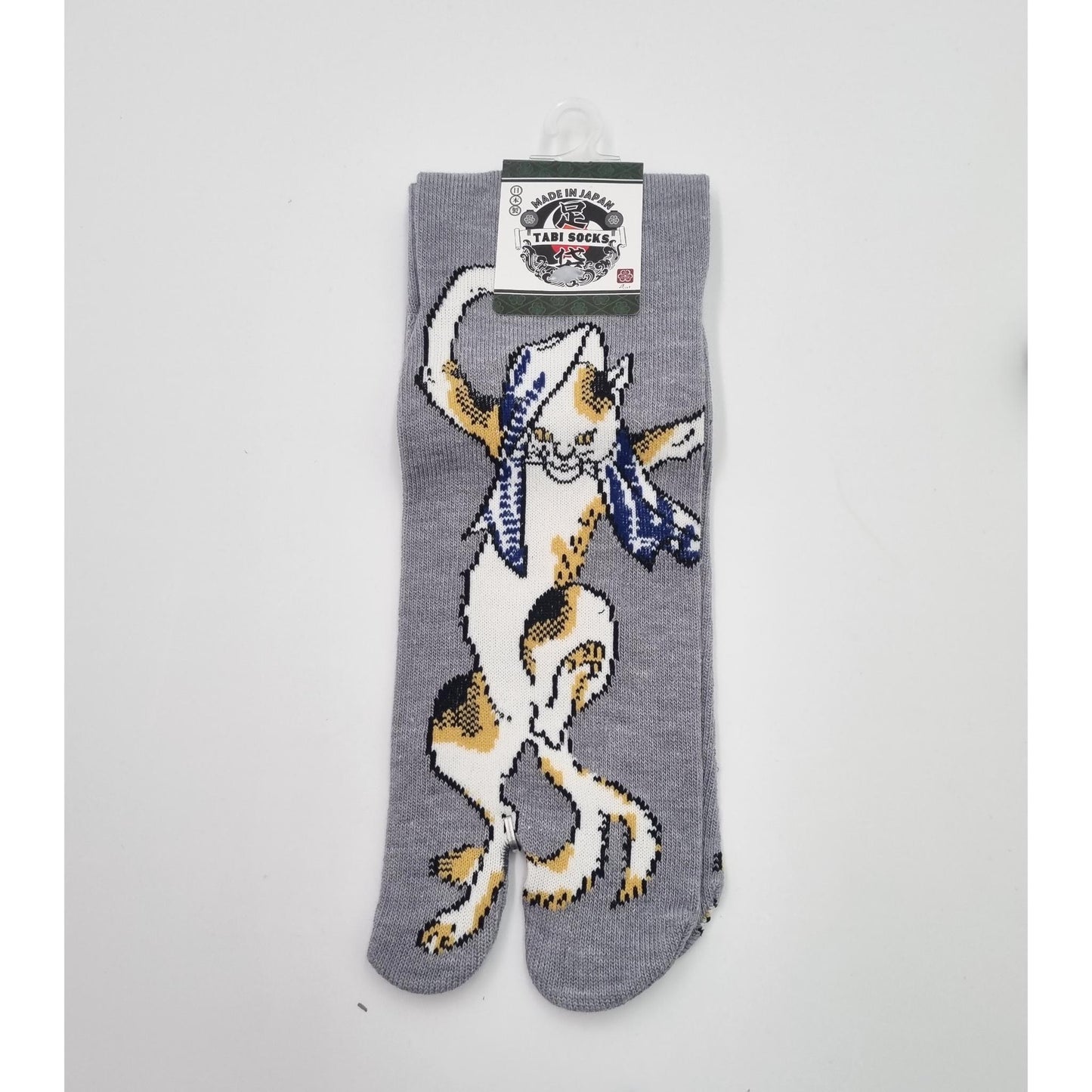 Chaussettes Japonaises Tabi en coton - Chat Dansant Taille Large