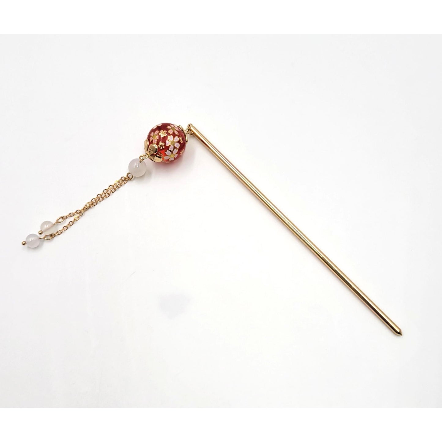 Pic à chignon japonais Kanzashi - Boule de verre