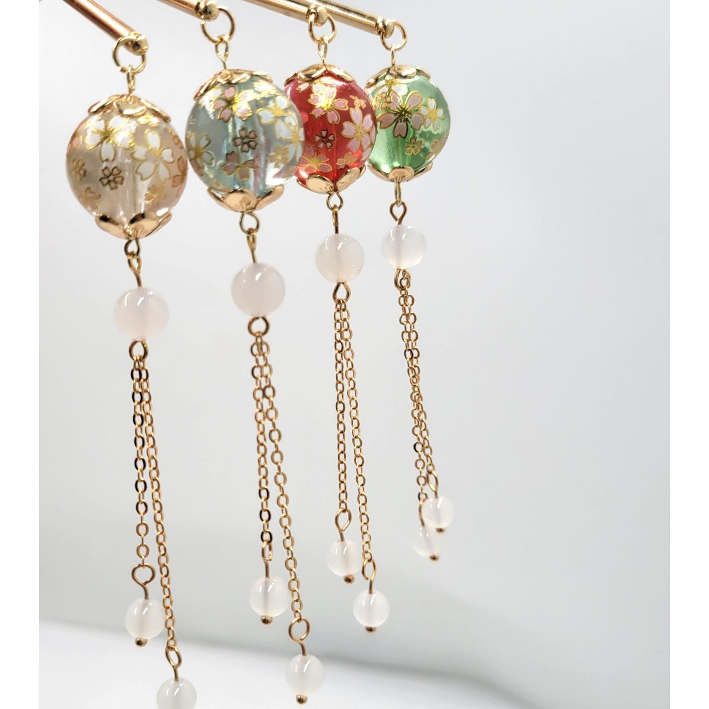 Pic à chignon japonais Kanzashi - Boule de verre