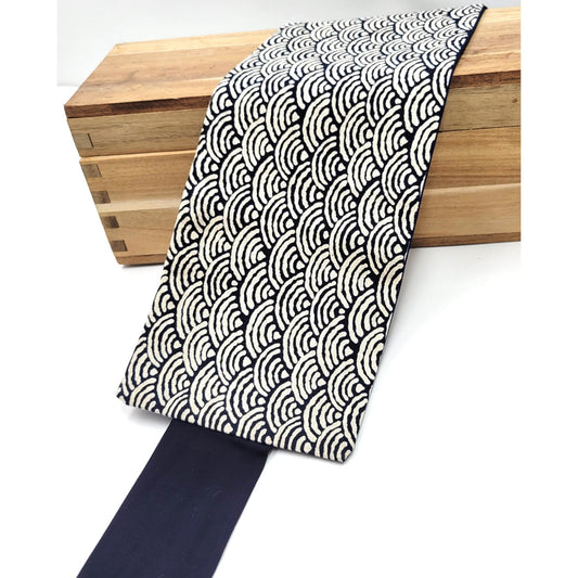 Ceinture réversible Musubi en coton - Ｖague