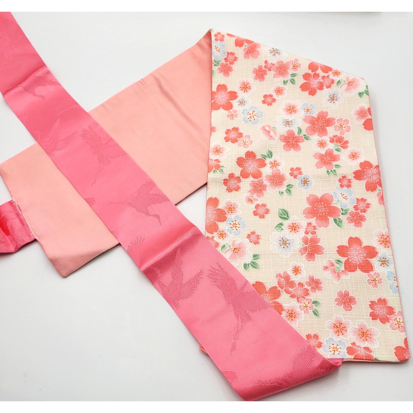 Musubi reversible cotton belt - Sakura