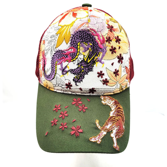 Casquette à résille - Tigre et Dragon