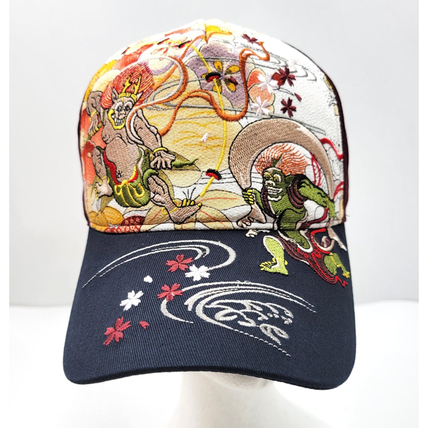 Casquette bordeau noir- Fujin Raijin