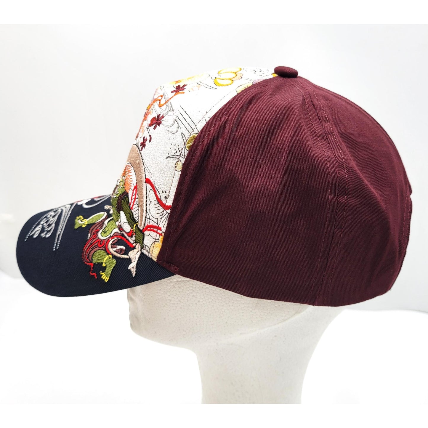 Casquette bordeau noir- Fujin Raijin