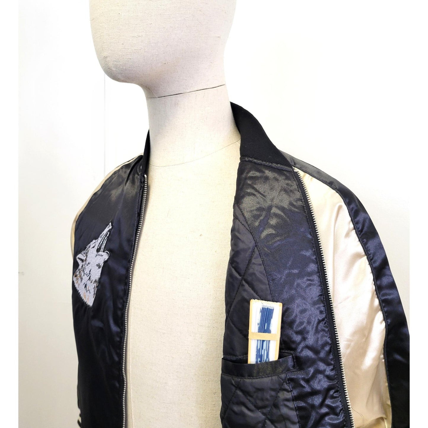 Sukajan Gin Dragon- Black