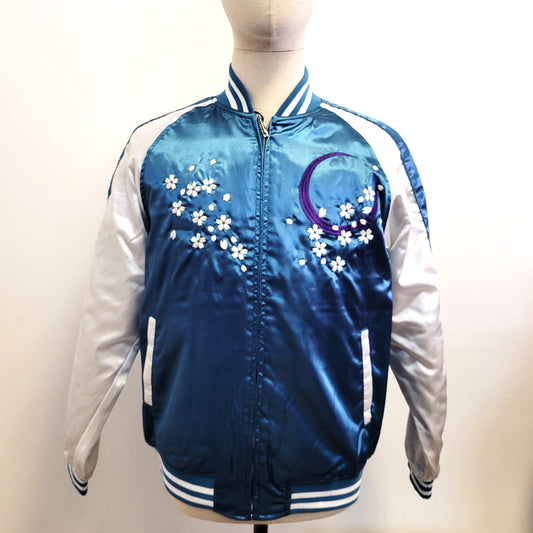 Sukajan Koi and Dragon - Navy