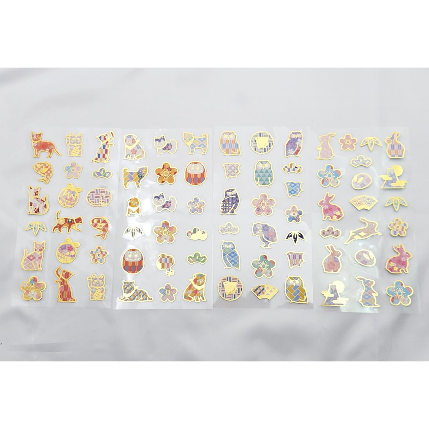 Autocollants japonais – Stickers : Motifs japonais sur papier washi