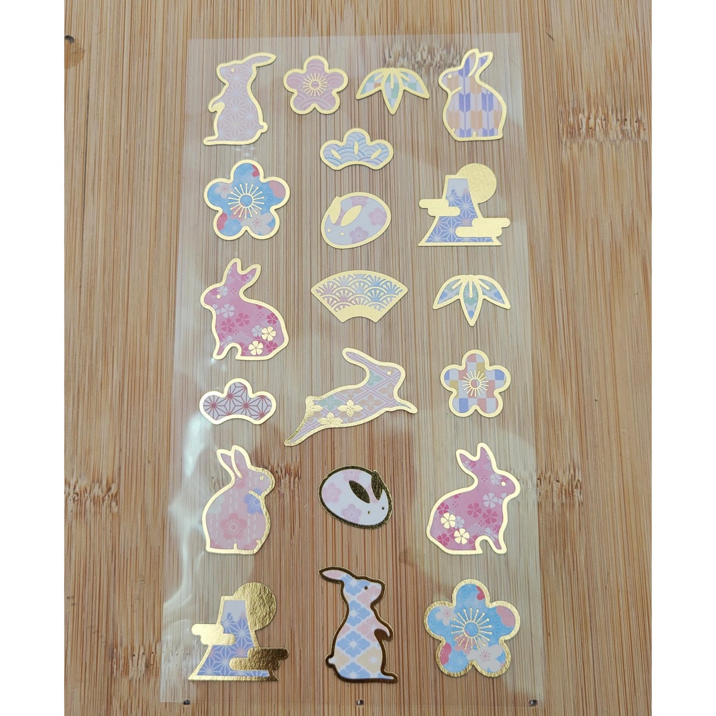 Autocollants japonais – Stickers : Motifs japonais sur papier washi